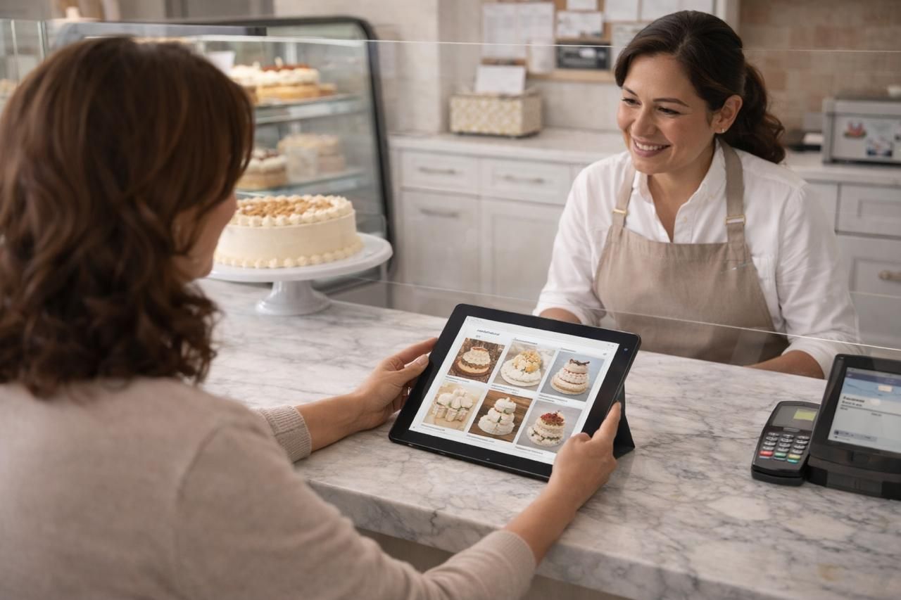 Exhibicion de postres especiales