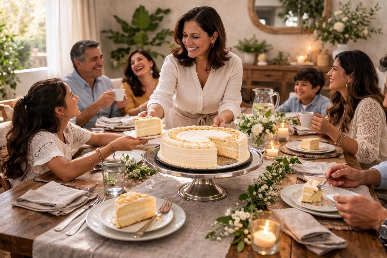 Pastel artesanal de La Casa de Eva